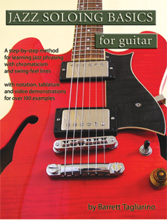 Jazz Soloing Basics for Guitar front cover